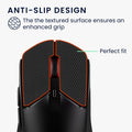 kwmobile Gaming Mouse Grip Tape for Kingston Pulsefire Haste 2 Mouse Grip Tape Non-Slip Grip Tape for PC Mouse