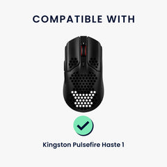 kwmobile Gaming Maus Grip Tape für Kingston Pulsefire Haste 1 Mouse Grip Tape Rutschfestes Griffband für PC Maus
