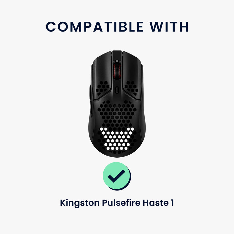 kwmobile Gaming Mouse Grip Tape for Kingston Pulsefire Haste 1 Mouse Grip Tape Non-Slip Grip Tape for PC Mouse