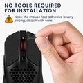 kwmobile Gaming Mouse Grip Tape for Kingston Pulsefire Haste 1 Mouse Grip Tape Non-Slip Grip Tape for PC Mouse