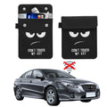 kwmobile Car Key Pouch compatible with Car Key Case - RFID Blocker Key Fob Cover made of Fabric
