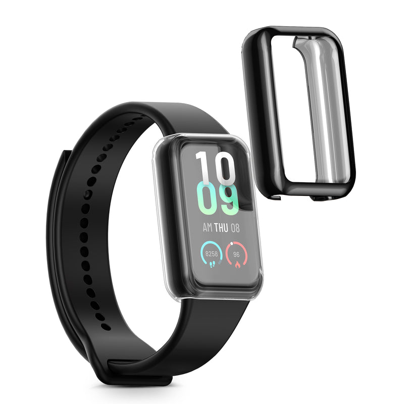 kwmobile Silicone Case for Amazfit Band 7 Protective Cover Full Body Display Cover Set