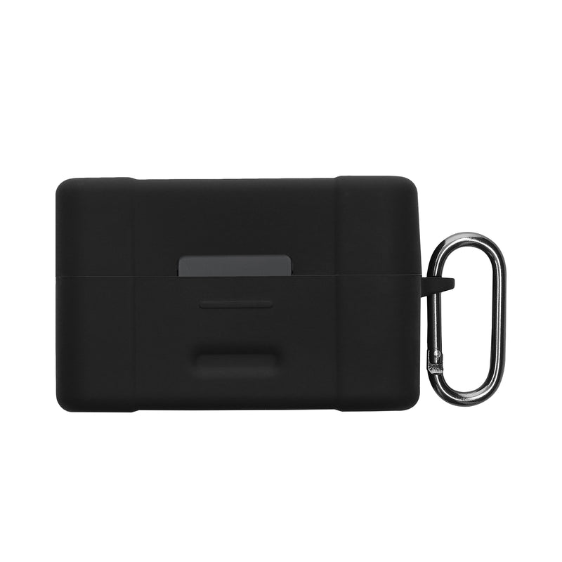 kwmobile Hülle kompatibel mit DJI Mic Mini Wireless Kopfhörer - Silikon Schutzhülle Etui Case Cover Schoner in Schwarz Schwarz  