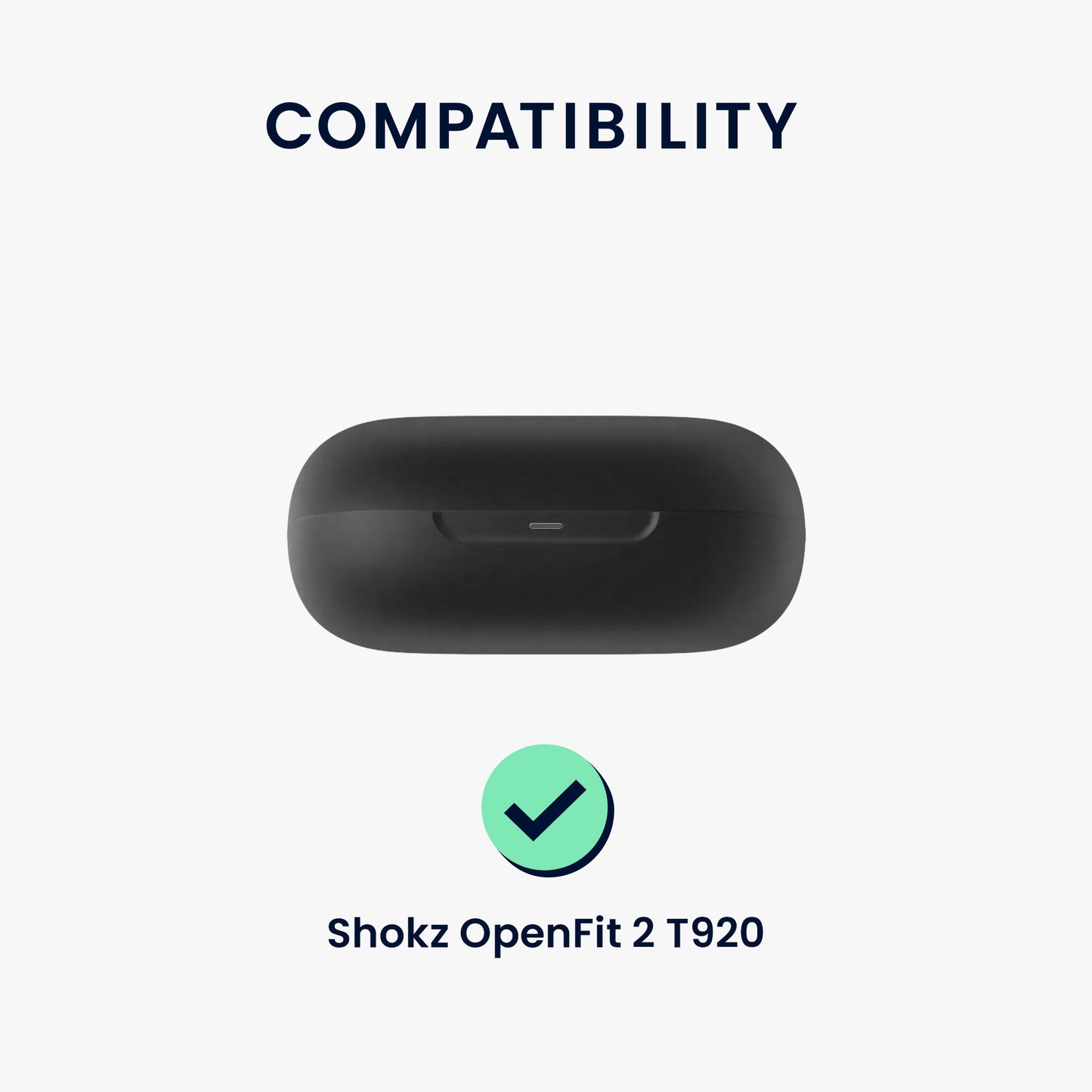 kwmobile Case compatible with Shokz OpenFit 2 T920 Headphones