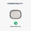 kwmobile Case Compatible with Xiaomi Buds 5 Pro Headphones