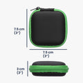 kwmobile In-Ear Headphones Case Earphones Pouch Cover for Headphones