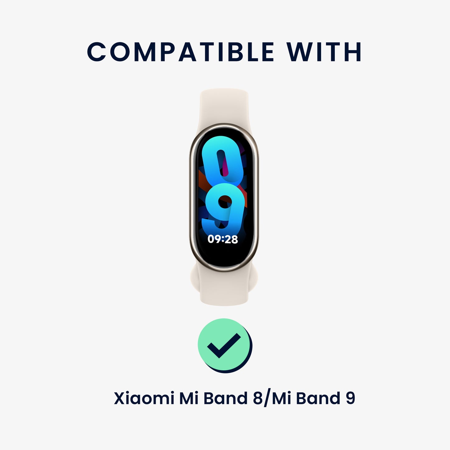 kwmobile Replacement Band compatible with Xiaomi Mi Band 10 / Mi Band 9 / 8 Band