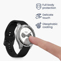 kwmobile Glass Case for Xiaomi Watch S4 / Watch S4 eSIM Protective Case Fullbody Fitness Tracker Case Set