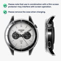 kwmobile Glass Case for Xiaomi Watch S4 / Watch S4 eSIM Protective Case Fullbody Fitness Tracker Case Set
