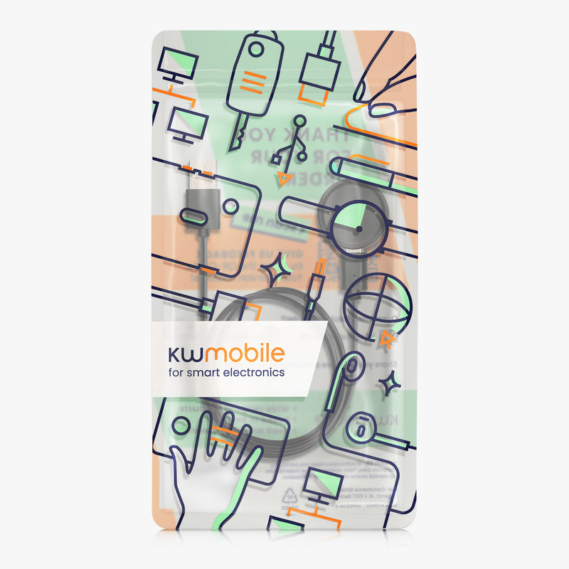 kwmobile USB Charger Cable Compatible with Amazfit Bip 6 / Amazfit Active 2 (A2437) / Active 2 Square (A2434) Charging Cable - Smart Watch Replacement Cable - Fitness Tracker Charging Cable