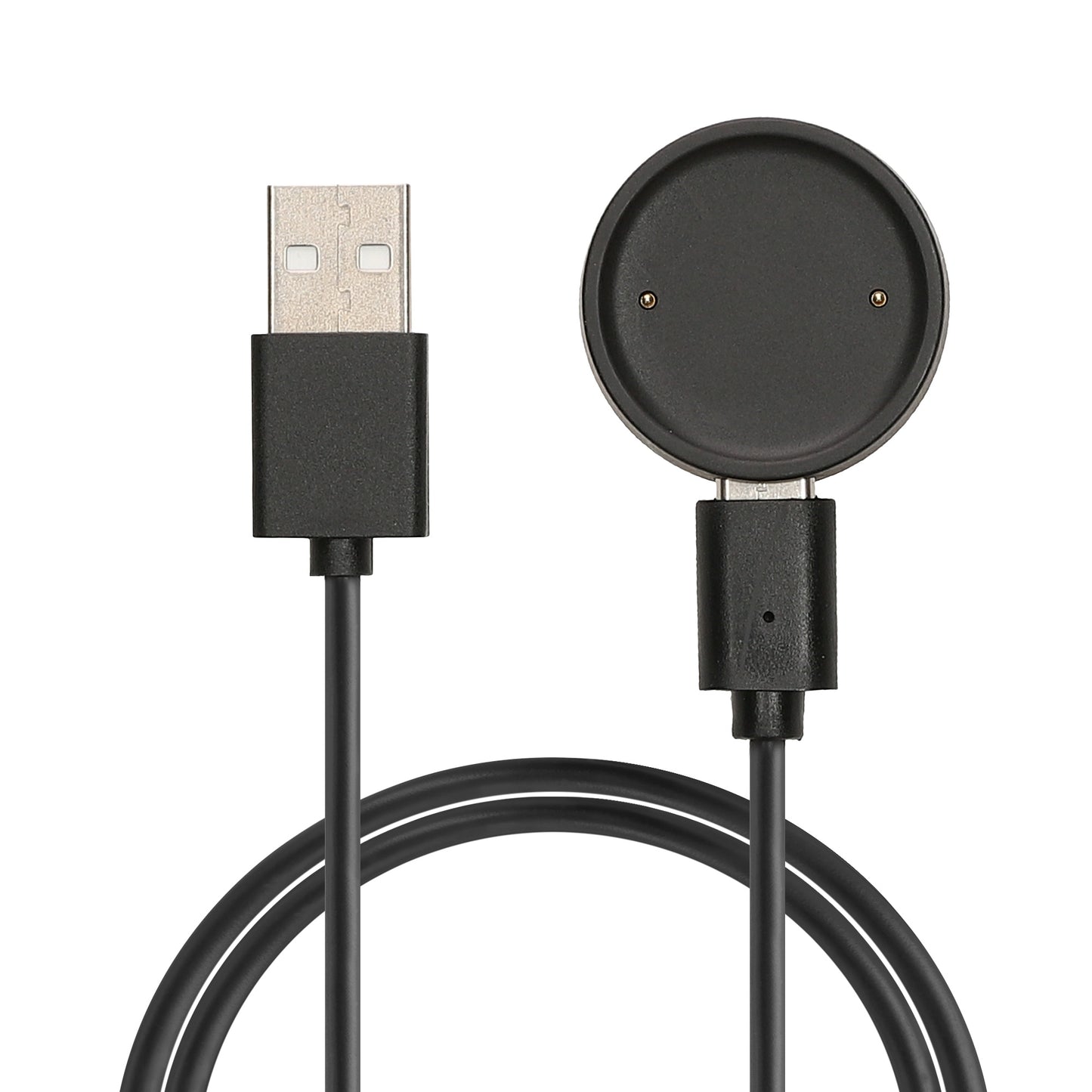 kwmobile USB Kabel Charger kompatibel mit Amazfit Bip 6 / Amazfit Active 2 (A2437) / Active 2 Square (A2434) Ladekabel - Smart Watch Ersatzkabel - Fitnesstracker Aufladekabel in Schwarz Schwarz  