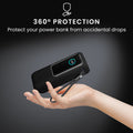 kwmobile Case for Anker Power Bank 25000mAh (A1695H11) - Power Bank Pouch for Travel - Power Bank Bag