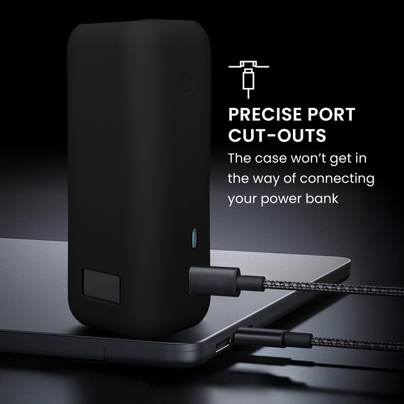 kwmobile Case for Anker Power Bank 25000mAh (A1695H11) - Power Bank Pouch for Travel - Power Bank Bag