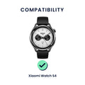 kwmobile Watch Strap for Xiaomi Watch S4 / S4 Sport / S3 / S2 / Watch S1 Active / Watch 5 Active Band Fitness Tracker Strap Set Replacement Strap Smartwatch