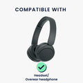 kwmobile Case Compatible with Headset / Over-ear Headphone Bag - Headset Case Made of Robust Fabric