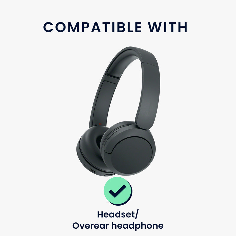 kwmobile Case Compatible with Headset / Over-ear Headphone Bag - Headset Case Made of Robust Fabric