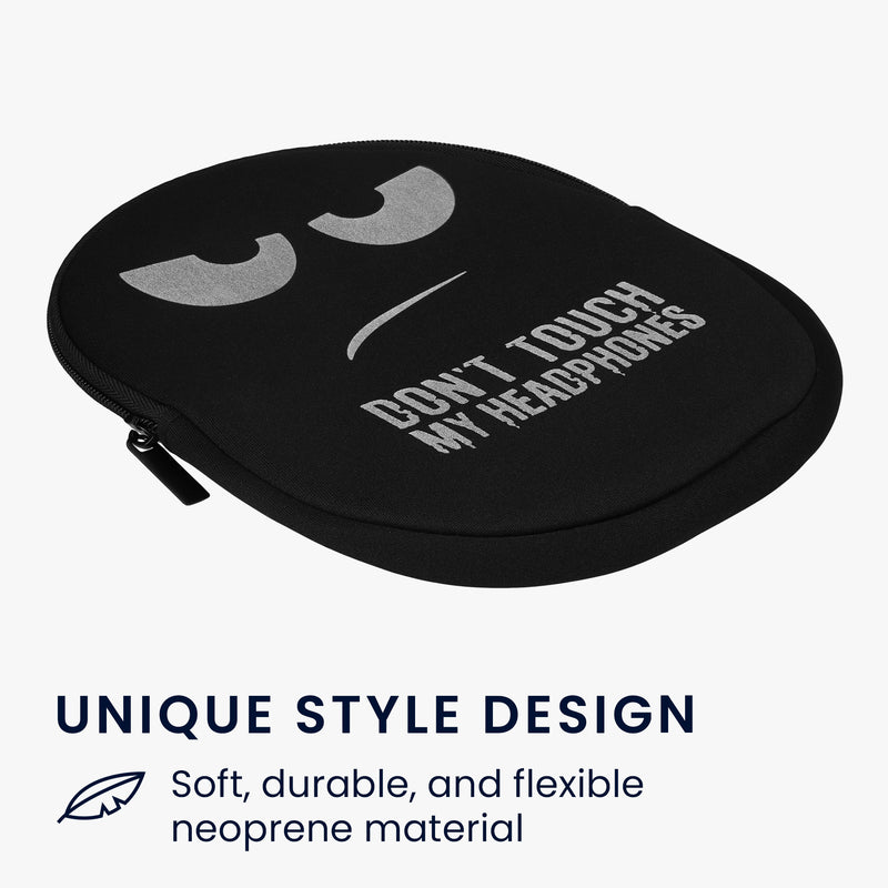 kwmobile Case Compatible with Headset / Over-ear Headphone Bag - Headset Case Made of Robust Fabric