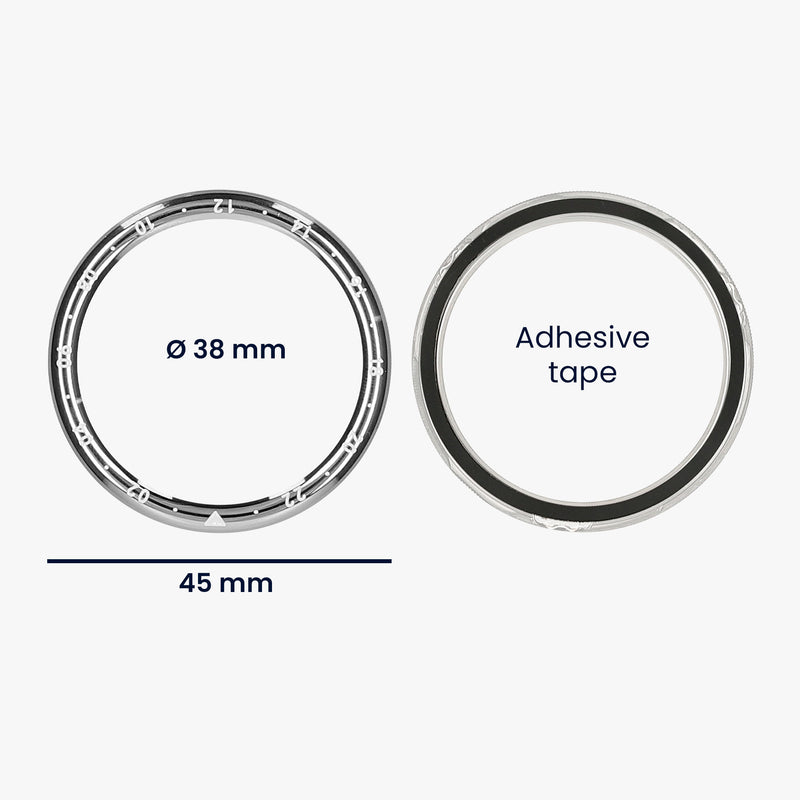 kwmobile Protective Ring compatible with Xiaomi Watch S4 / Watch S4 eSIM / Watch S3 Fitness Tracker