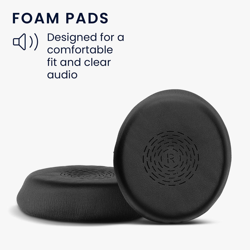 kwmobile Ear Pads for Jabra Evolve 2 55 / Evolve 2 50 Earpads Replacement Ear Cushions Headphone Spare Parts Headphone Replacement Pads for Over Ear Headphones