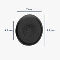 kwmobile Ear Pads for Jabra Evolve 2 55 / Evolve 2 50 Earpads Replacement Ear Cushions Headphone Spare Parts Headphone Replacement Pads for Over Ear Headphones