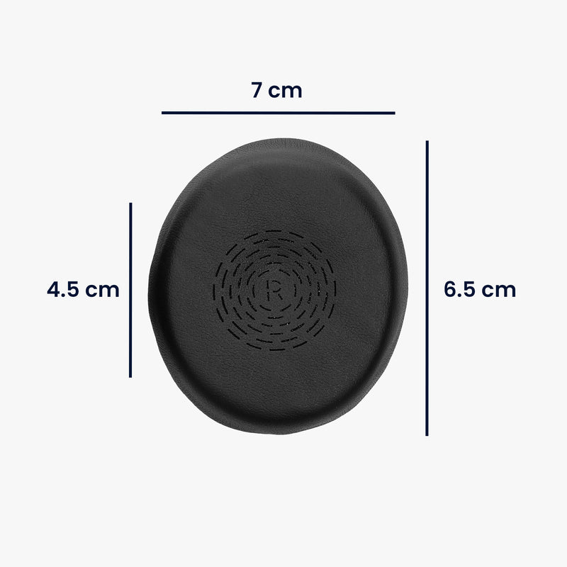 kwmobile Ear Pads for Jabra Evolve 2 55 / Evolve 2 50 Earpads Replacement Ear Cushions Headphone Spare Parts Headphone Replacement Pads for Over Ear Headphones