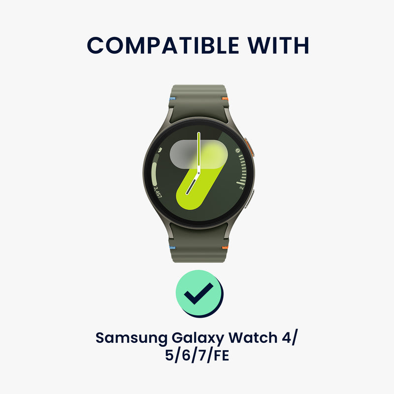 kwmobile Replacement Strap Compatible with Samsung Galaxy Watch 4 / 5 / 6 Galaxy Watch 7 / FE - Fitness Tracker Band with Magnetic Clasp