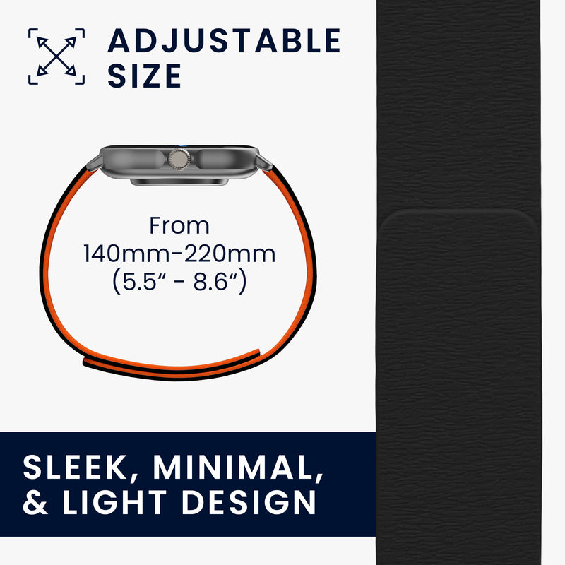 kwmobile Replacement Strap Compatible with Huami Amazfit GTS / GTS 2 / GTS 2e / GTS 3 Smartwatch - Fitness Tracker Band with Magnetic Clasp