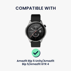 kwmobile Ersatzarmband kompatibel mit 22mm Amazfit Bip 6 / Bip 5 Unity / Bip 5 / GTS 3 / Balance 2 / Helio Strap