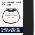 kwmobile Replacement Strap compatible with 22mm Amazfit Bip 6 / Bip 5 Unity / Bip 5 / GTS 3 / Balance 2 / Helio Strap - Fitness Tracker Band with Magnetic Closure