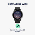 kwmobile Replacement Strap compatible with Garmin vivoactive 5 / active 5 Strap - Fitness Tracker Band with Magnetic Clasp