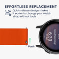 kwmobile Replacement Strap compatible with Garmin vivoactive 5 / active 5 Strap - Fitness Tracker Band with Magnetic Clasp