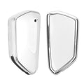 kwmobile Car Key Cover Compatible with VW Golf 8 3-Button Car Key - Silicone Cover