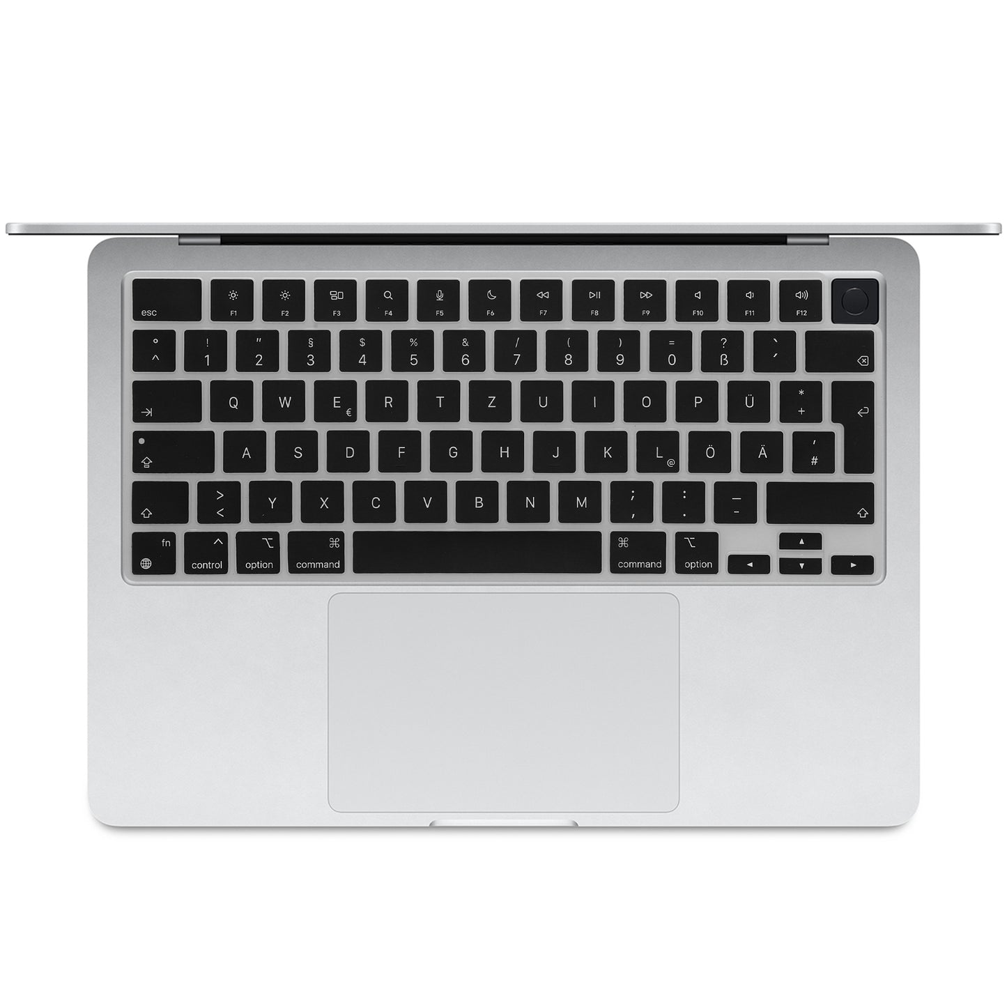 kwmobile Keyboard Protector for Apple Macbook Air 13.6 M3 2024 A3113 QWERTZ Keyboard Cover