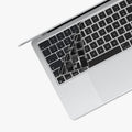 kwmobile Keyboard Protector for Apple Macbook Air 13.6 M3 2024 A3113 QWERTZ Keyboard Cover