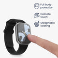 kwmobile Silicone Case for Xiaomi Mi Band 8 Pro Protective Full Body Display Cover Set