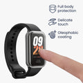 kwmobile Silicone Case for Xiaomi Smart Band 8 Active / Redmi Band 2 Protective Cover Fullbody Display Cover Set