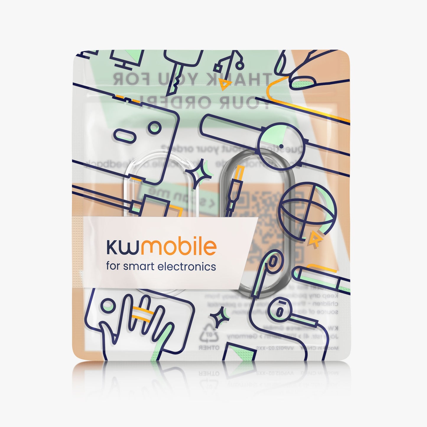 kwmobile Silicone Case for Xiaomi Mi Band 9 Protective Full Body Display Cover Set