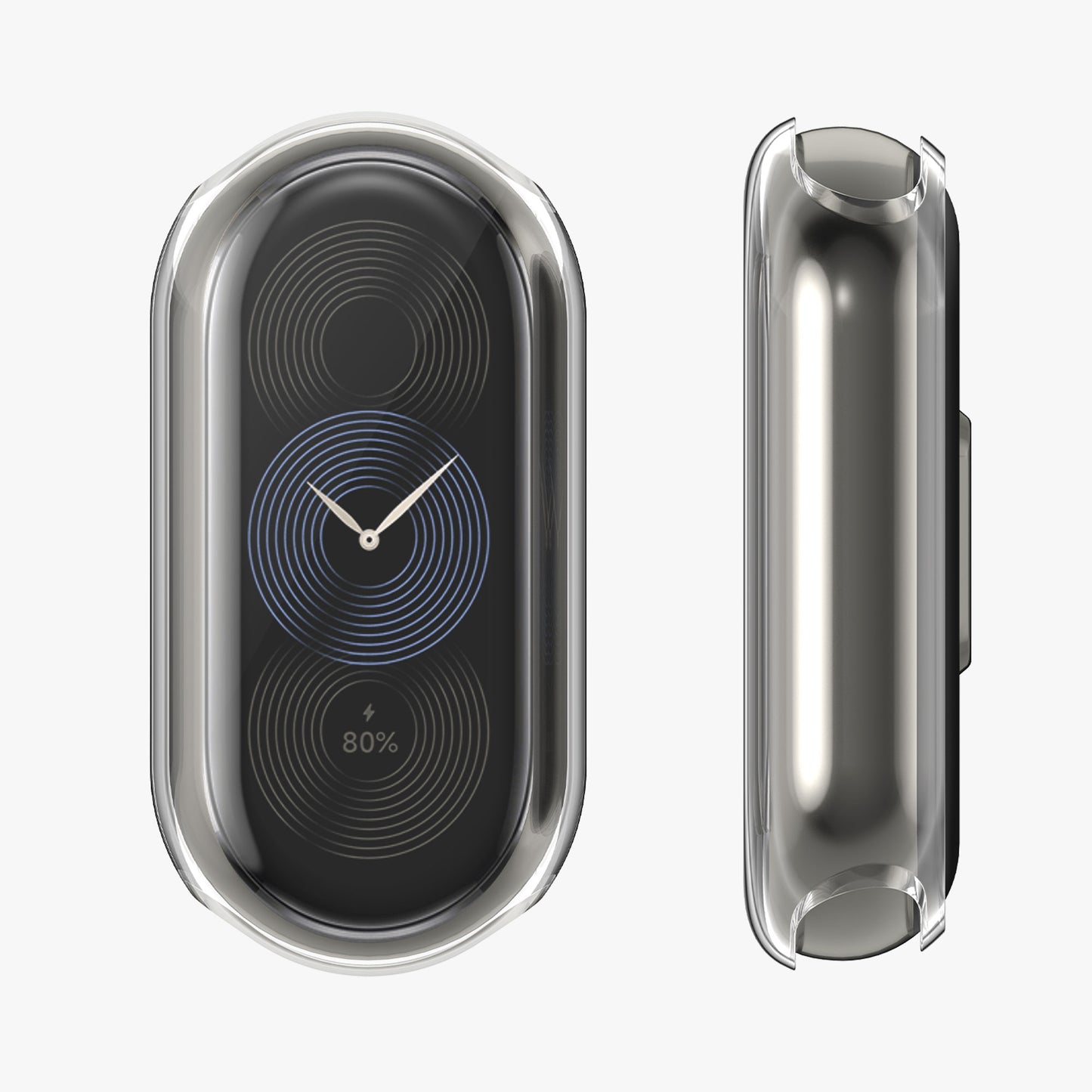 kwmobile Silicone Case for Xiaomi Mi Band 9 Protective Full Body Display Cover Set
