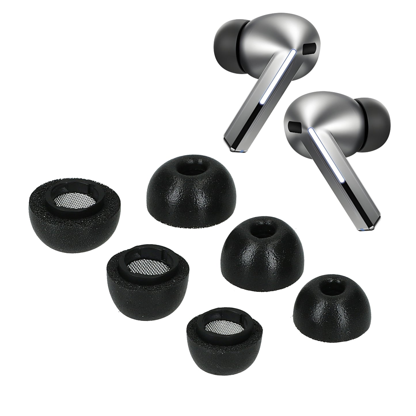 Replacement in-ear headphones in 3 sizes