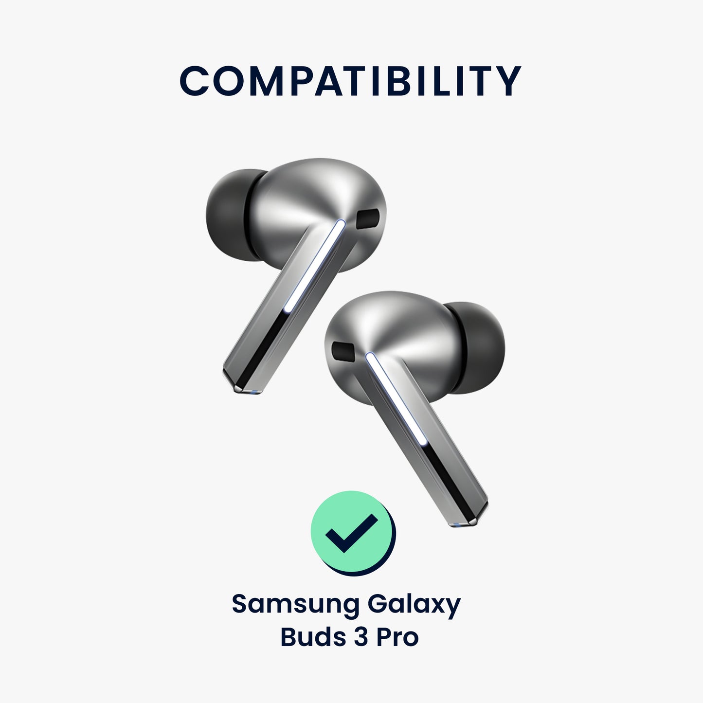Replacement in-ear headphones in 3 sizes