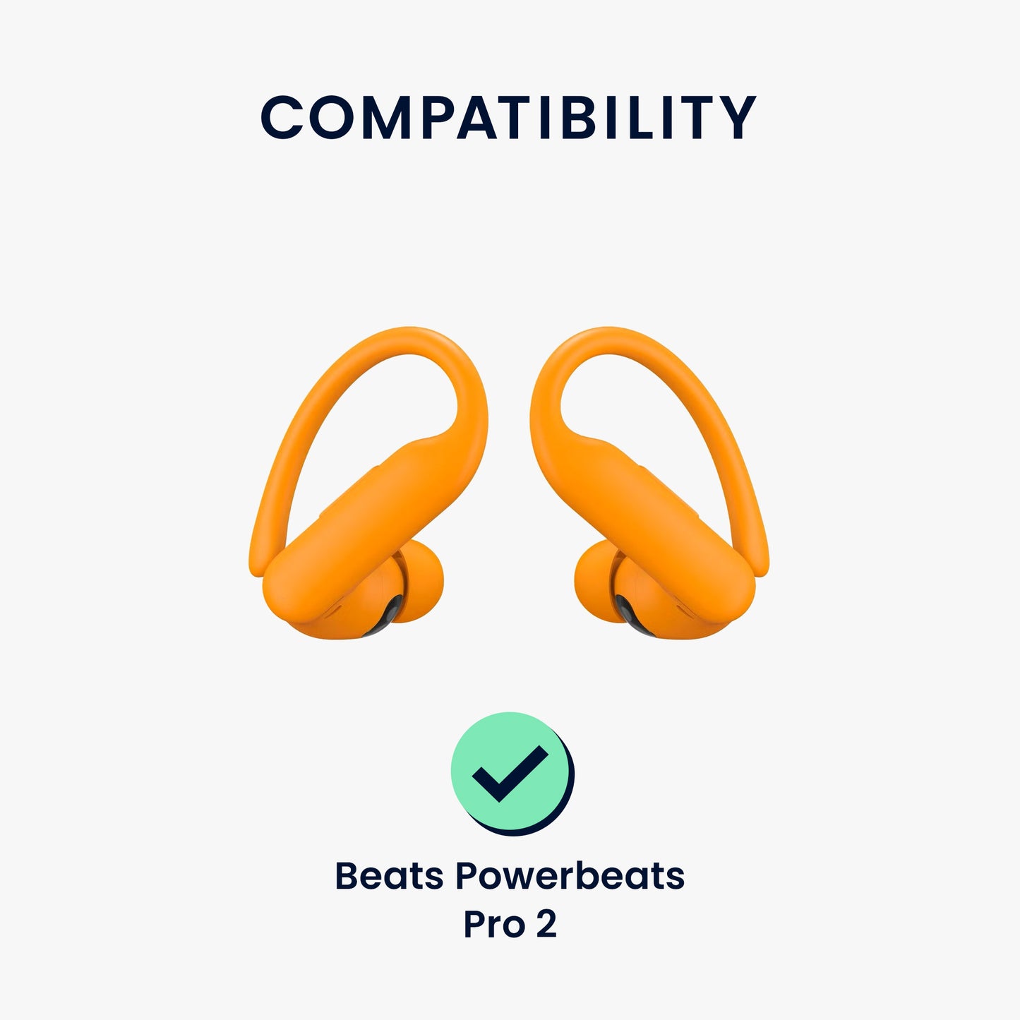 kwmobile Replacement In-Ear Headphones compatible with Beats Powerbeats Pro 2 Pads Eartips In-Ear Earbuds
