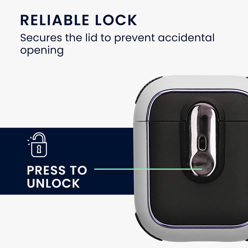 kwmobile Case Compatible with Apple Airpods 1 & 2 Headphone Case TPU Cover with Carabiner Shockproof Protective Cover
