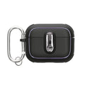 kwmobile Case compatible with Apple AirPods Pro 2 - Headphone Case - TPU Cover with Carabiner - Shockproof Protective Case
