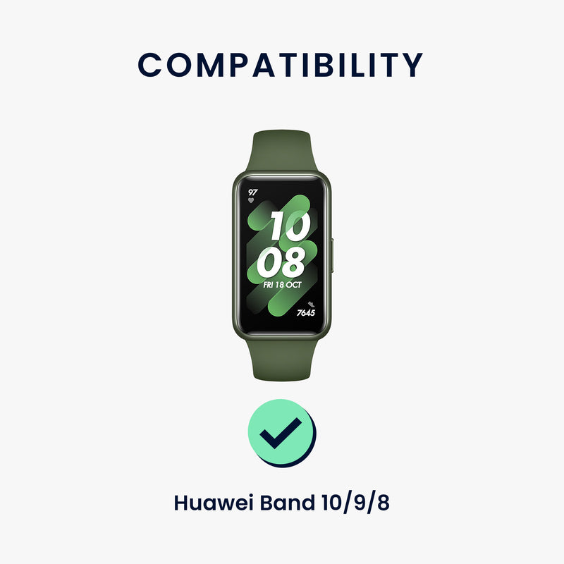 kwmobile Watch Strap for Huawei Band 10 / 9 / 8 Wristband Fitness Tracker Band Set Replacement Strap Smartwatch