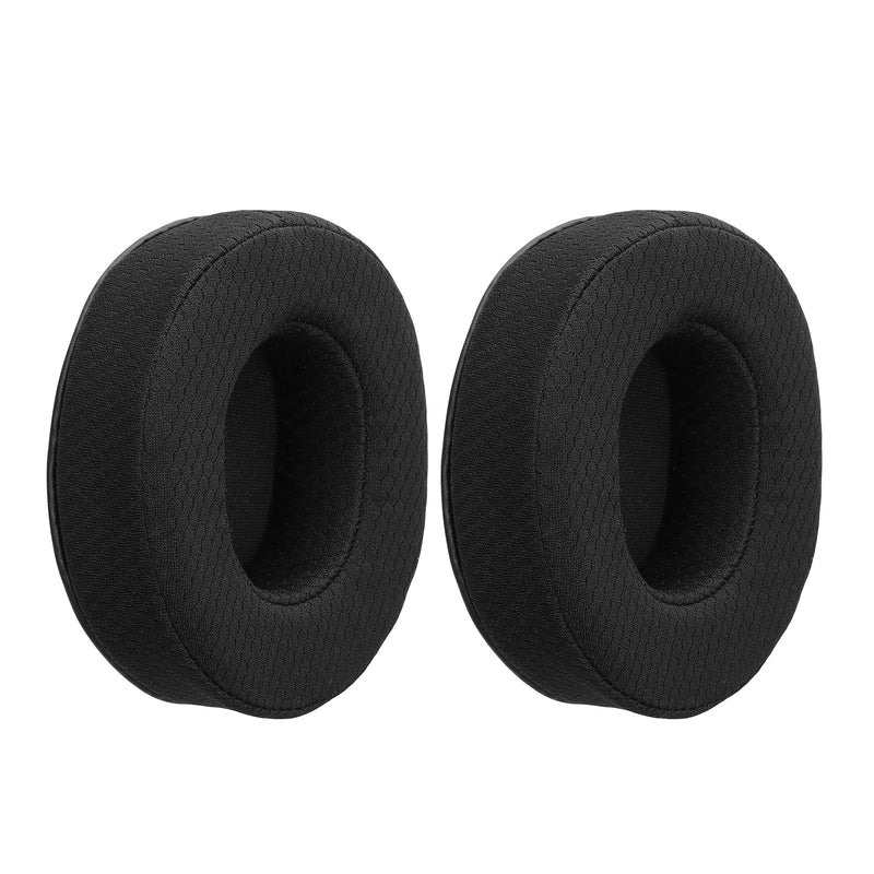 kwmobile 2x Mesh Polyester Ohr Polster für OneOdio A70 / A71 Ohrpolster - Ersatz Ohrpolster - Kopfhörer Ersatzteile - Kopfhörer Ersatzpolster für Over Ear Headphones Schwarz  