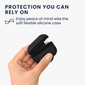 kwmobile 2-in-1 Case Compatible with Apple Airpods Pro (1st Gen) - Headphone Case Compatible with Airtag - Protective Cover with Carabiner