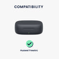 kwmobile Case Compatible with Huawei FreeLace Headphones - Protective Cover Pouch Case Protector