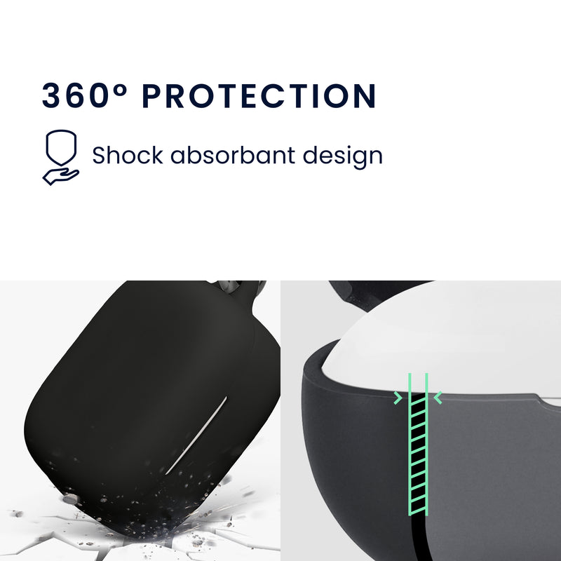 kwmobile Case Compatible with Huawei FreeLace Headphones - Protective Cover Pouch Case Protector