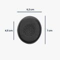 kwmobile Ear Pads for Jabra Evolve 2 50 Ear Cushions Replacement Ear Pads Headphone Replacement Parts Headphone Replacement Cushions for Over-Ear Headphones