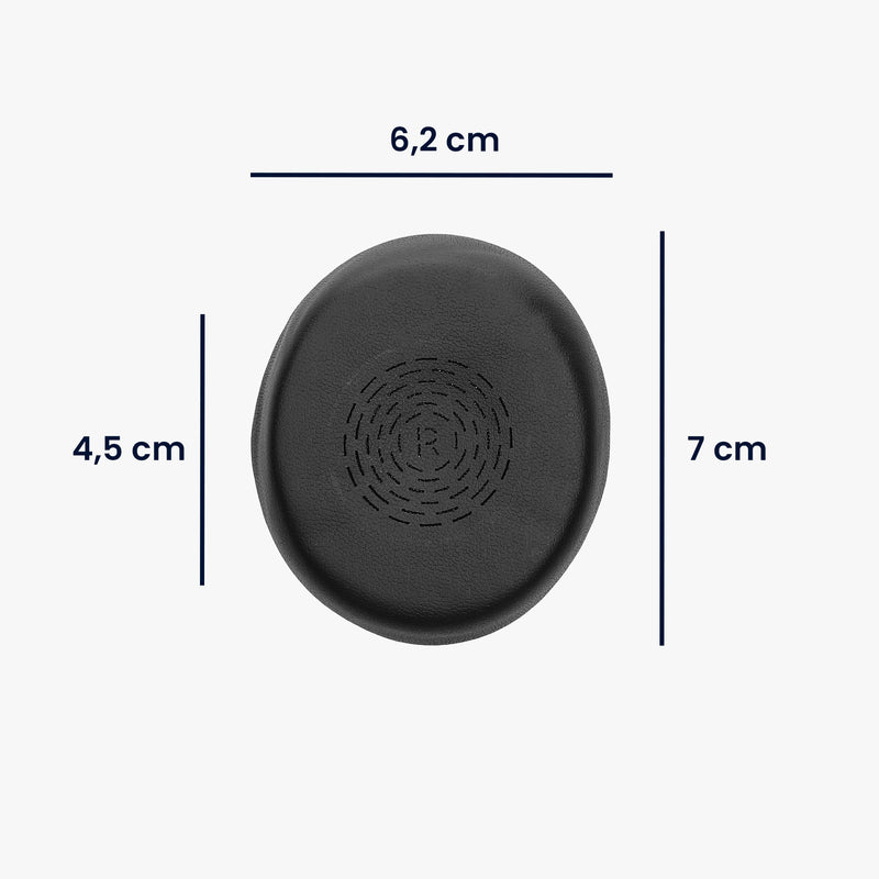 kwmobile Ear Pads for Jabra Evolve 2 50 Ear Cushions Replacement Ear Pads Headphone Replacement Parts Headphone Replacement Cushions for Over-Ear Headphones